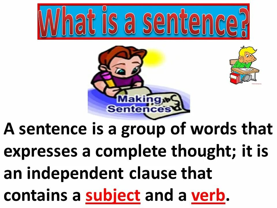 What is a sentence. What is a sentence