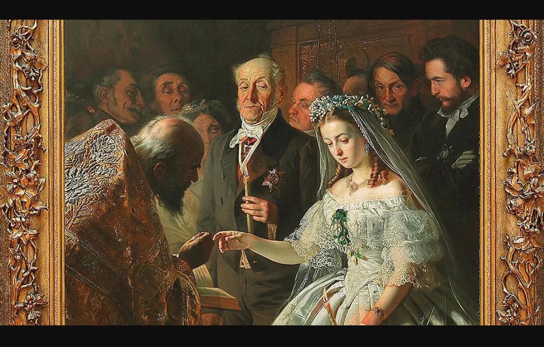 Неравный брак картина. Василий Пукирев неравный брак. Неравный брак картина Василия пукирева. Василия Пукиреева " неравный брак. Пукирев Василий Владимирович неравный брак 1862.