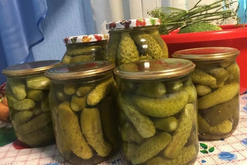 Маринованный огурцов на зиму хрустящие