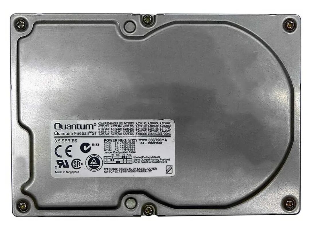 Диск quantum. Quantum fireball 3.5 series n143. hdd quantum fireball. quantum fireball st 6.4gb. quantum жесткий диск.