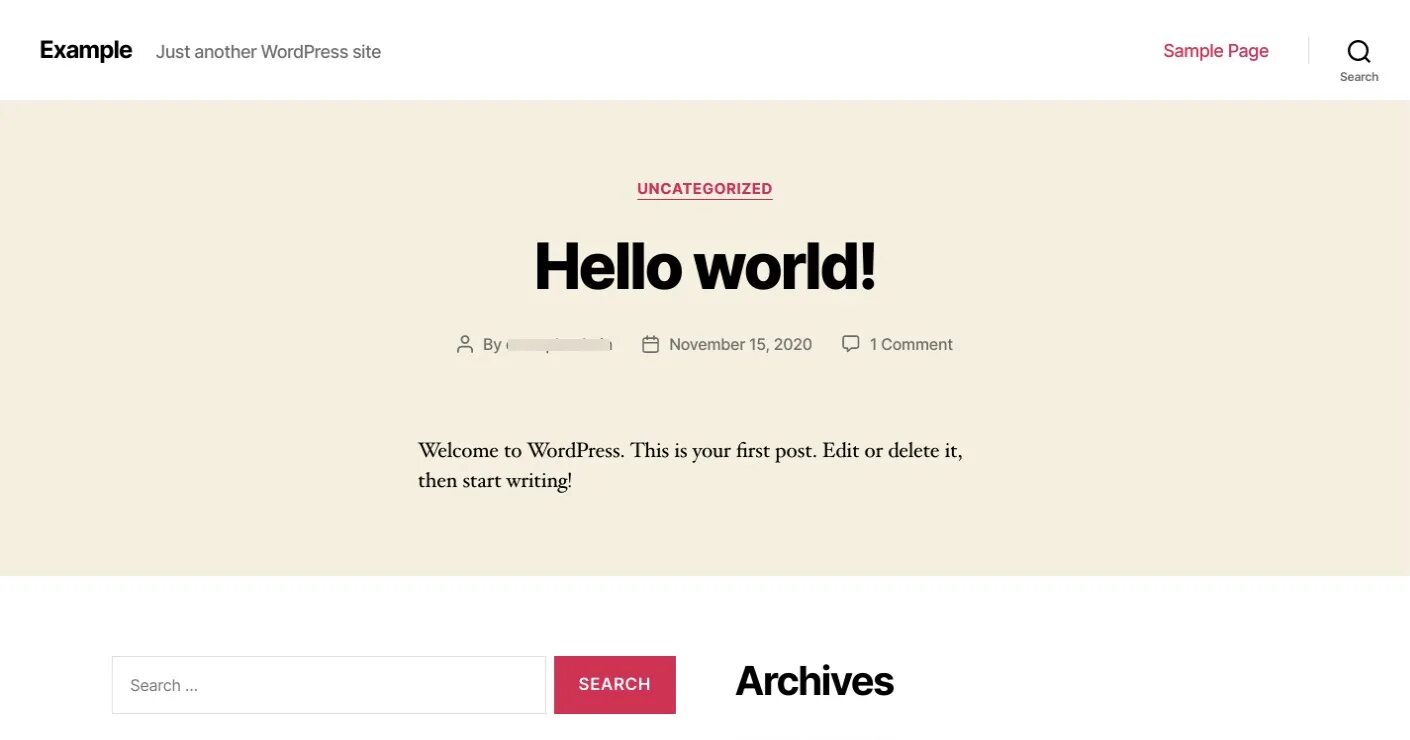 Hello page. Вордпресс тема hello сайт. hello world страница. привет мир. привет мир вордпресс начало.