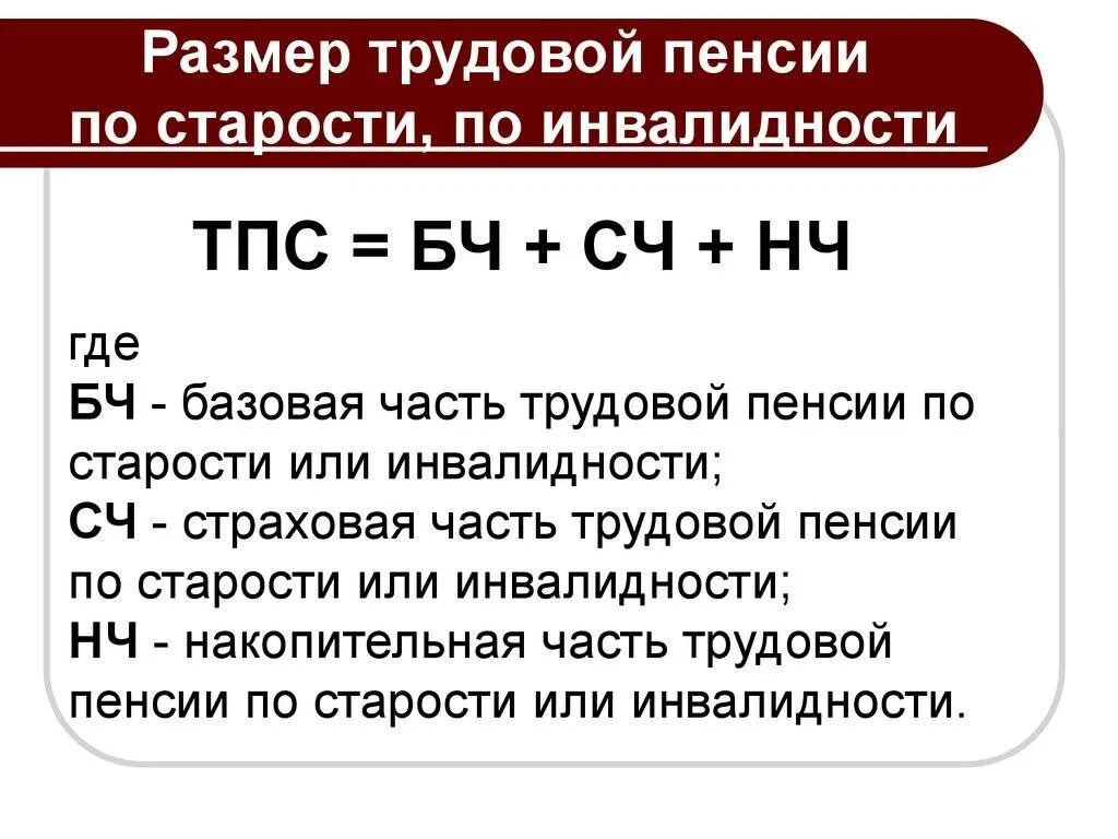 Инвалидность 3 группы пенсия по старости