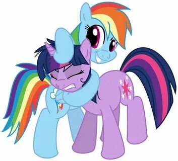 Twilight sparkle rainbow dash