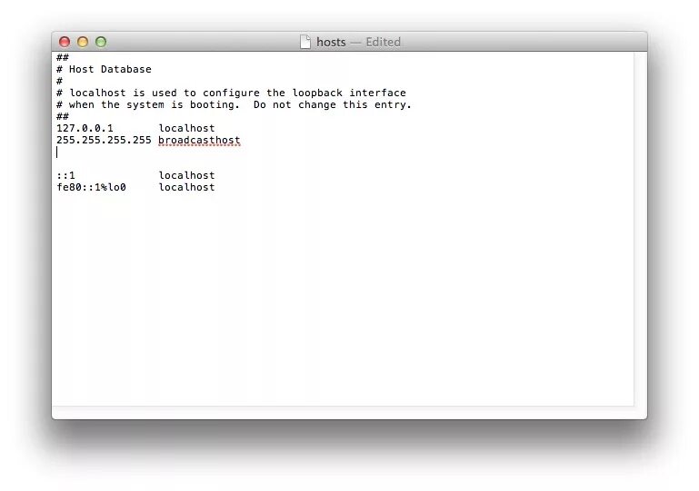 Localhost using