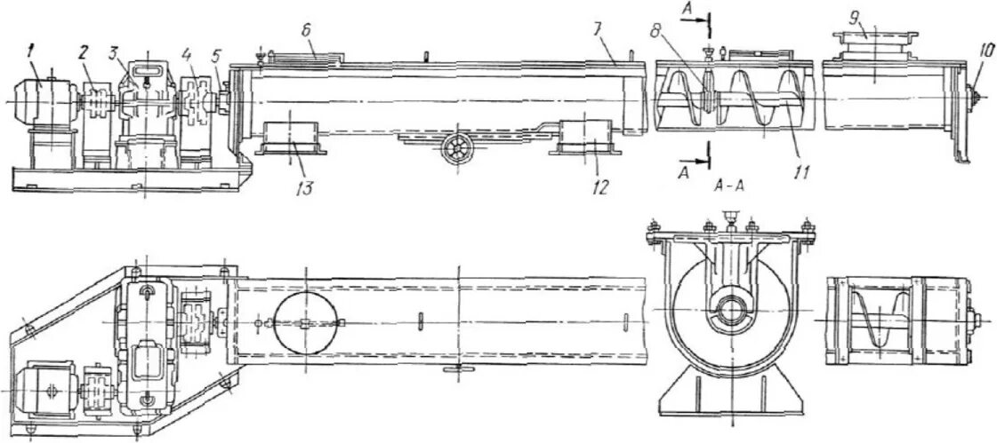 Винтовой транспортер 9 букв на т. Шнековый Транспортер схема. Транспортер зерна шнековый схема. Шнековый Транспортер ЮНПБС. 8.10. Винтовой конвейер МВТ-С.