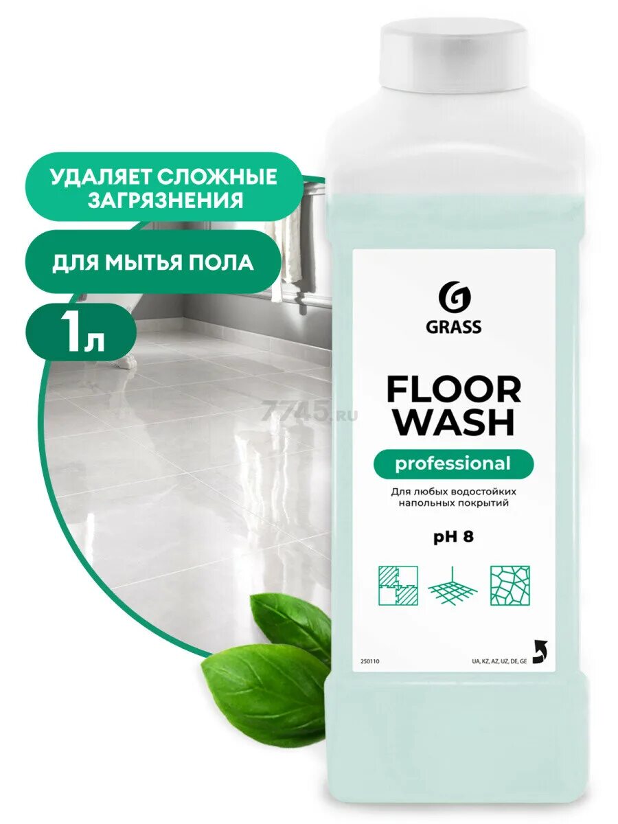 Средство для мытья пола floor wash. Нейтральное средство для мытья пола "Floor Wash" (канистра 1 л). Grass для мытья пола Floor Wash. Химия Грасс для мойки. Нейтральное средство для мытья пола "Floor Wash" (канистра 5,1 кг).