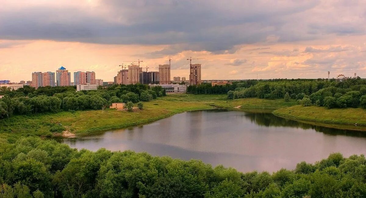 Раменский парк Борисоглебское озеро.