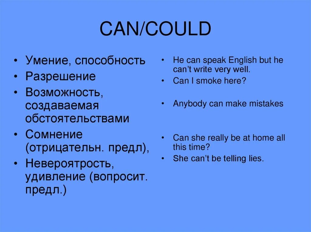 Could модальный глагол употребление. Can could правило. Could употребление в английском. Когда используется модальный глагол can.