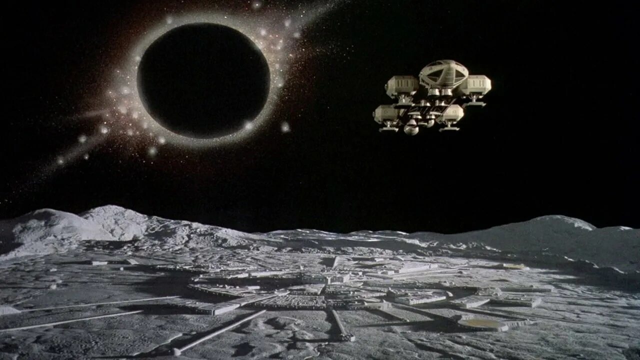 Лунная база 8. Moonbase Alpha. Лунная база панорама.