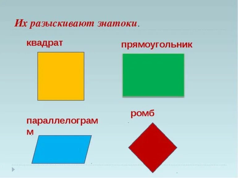 Виды квадратов