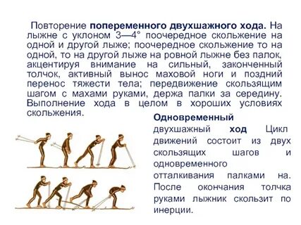 Техника попеременно двухшажного