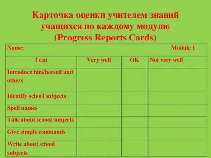 Отчет ученика