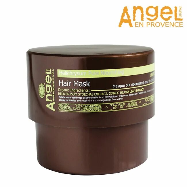 Питающая маска для волос. Angel Provence с Бессмертником. Angel Provence бессмертник Маск. Angel professional маска Провансе. Маска для волос Angel.