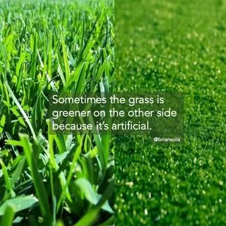 Grass is greener