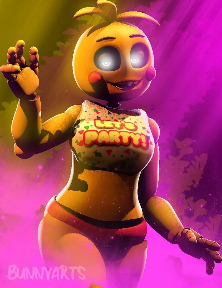 Чика из ФНАФ. Jams 3d Toy chica. Стикер чика. Toy chica jams3d SFM. Taste toy chica