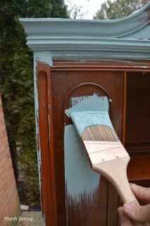 Краска по покрашенному дереву