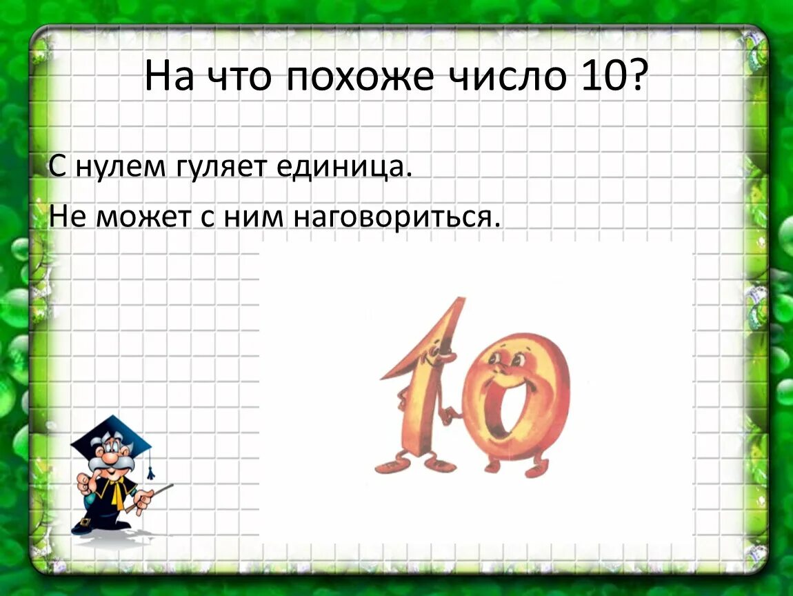 Презентация числа 0. На что похожа 10. На что похоже число 10. На что похоже цифра. На что похожа цифра десять.