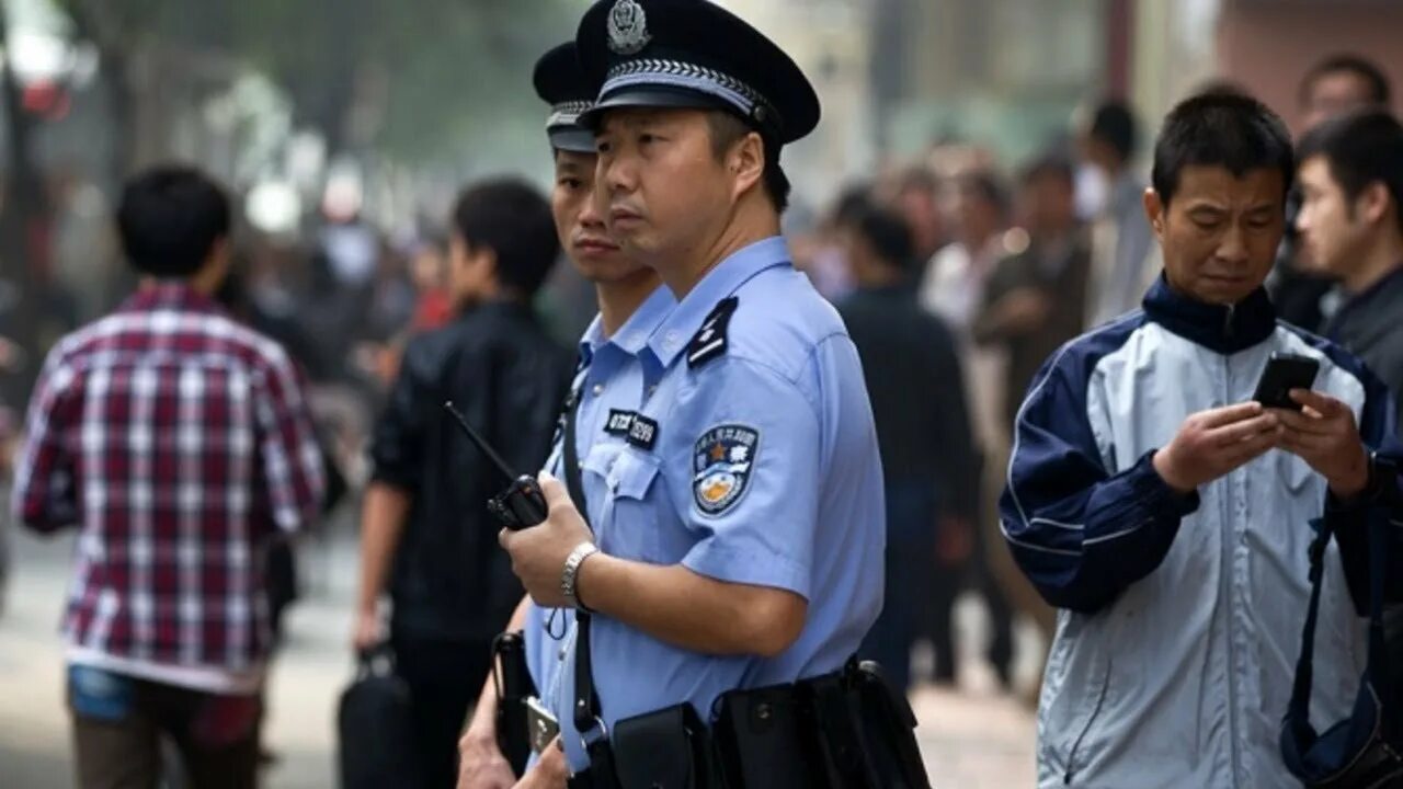 Полиция Китая. Форма китайской полиции. Полицейские в Китае. Японская полиция.