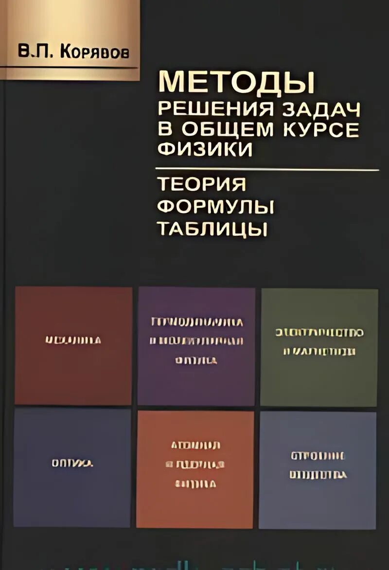 Корявов методы решения задач в общем курсе физики. Волновая и квантовая оптика. Корявов а. Корявов методы решения задач в общем курсе физики. П.
