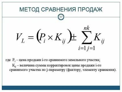 Методы сравнительного подхода