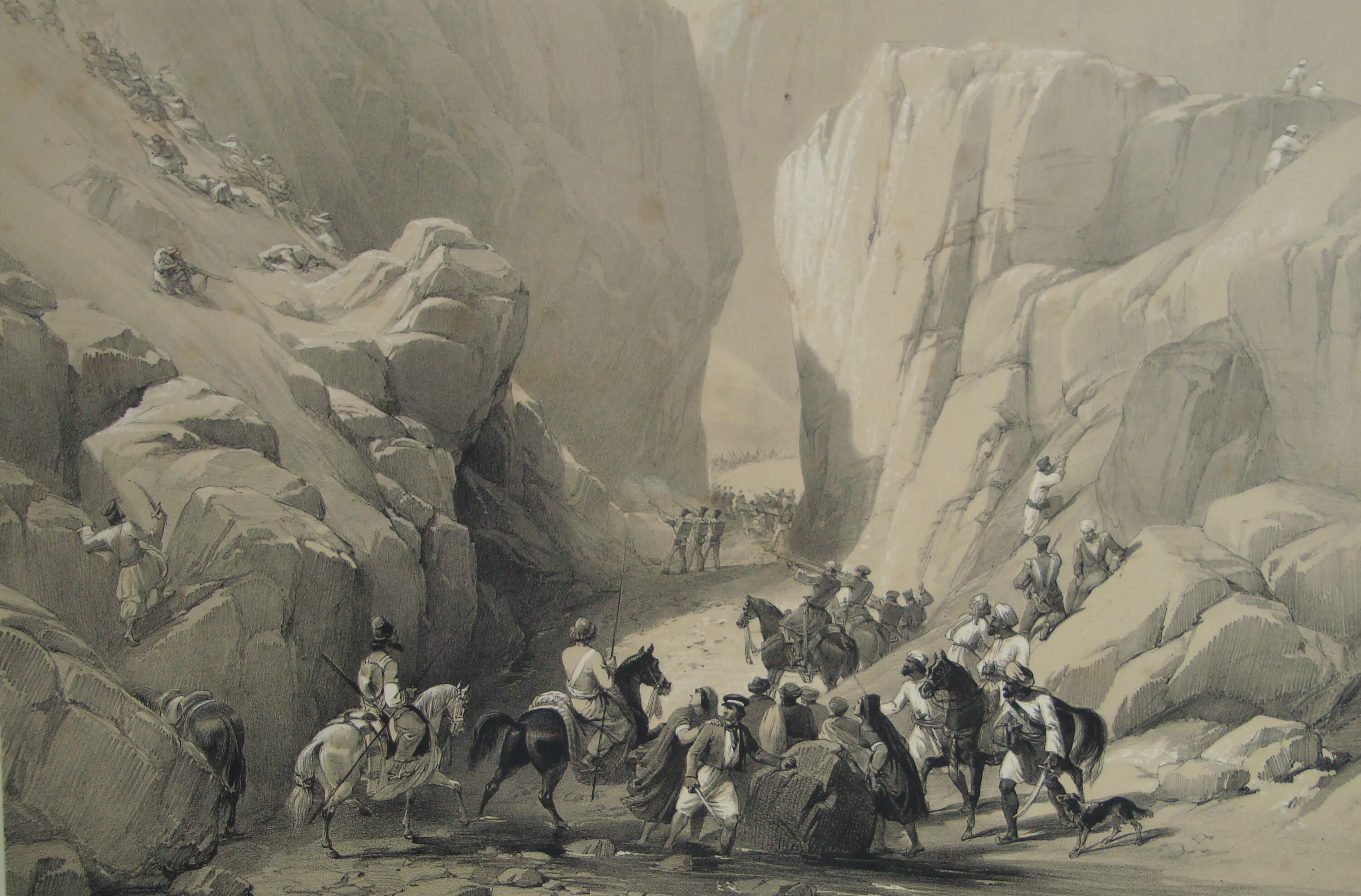 1842 век. Афганистан в 1842.