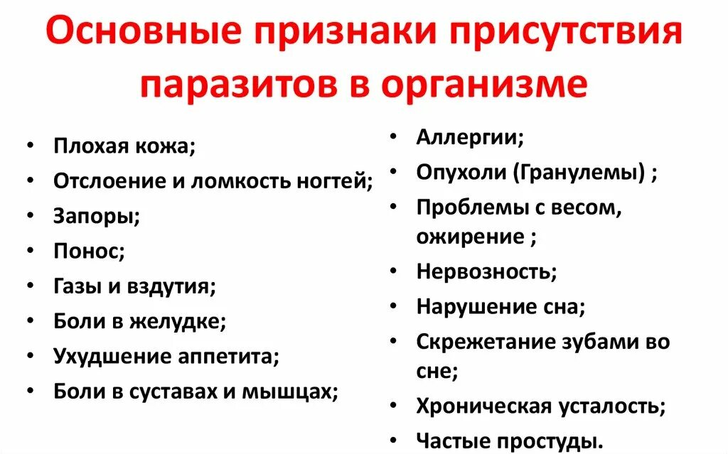 Данные указывающие на наличие признаков. Симптомы наличия паразитов. Признаки наличия паразитов в организме. Симптомы присутствия паразитов в организме. Симптомы наличия паразитов у человека.