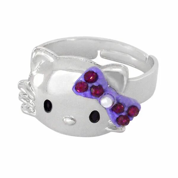 Кольцо хелло. Кольцо хелло китти. кольцо hello kitty сваровски. колечко хэллоу китти. детское кольцо хелло китти.