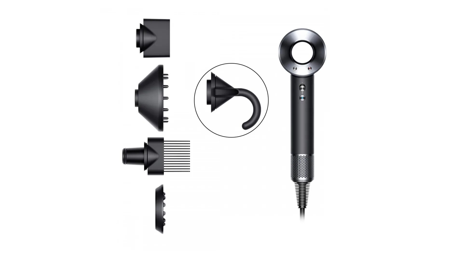 Фен Dyson Supersonic hd07. Фен Dyson Supersonic hd07 Nickel/Black. Фен Dyson Supersonic hd03 (черный/серебристый. Фен Dyson Supersonic hd07 с 5 насадками.. Как пользоваться насадками дайсон для волос фен