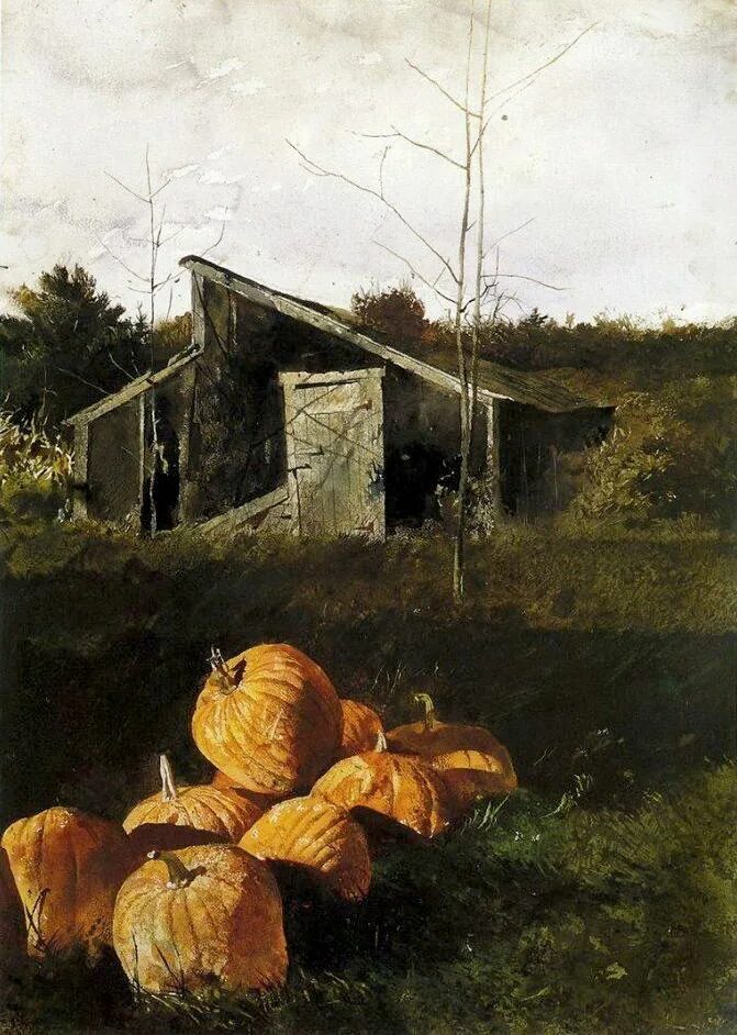 Картины эндрю. Эндрю Ньюэлл Уайет Andrew Newell Wyeth (1917 - 2009). Эндрю Уайет художник. Американский художник Эндрю Уайт. Эндрю Уайет тыквы.