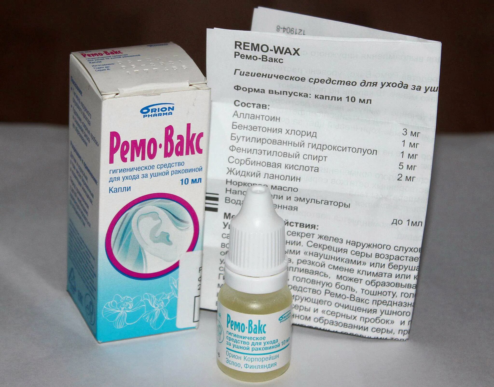 Ремовакс для ушей инструкция по применению взрослым. Ремовакс для ушей инструкция по применению взрослым