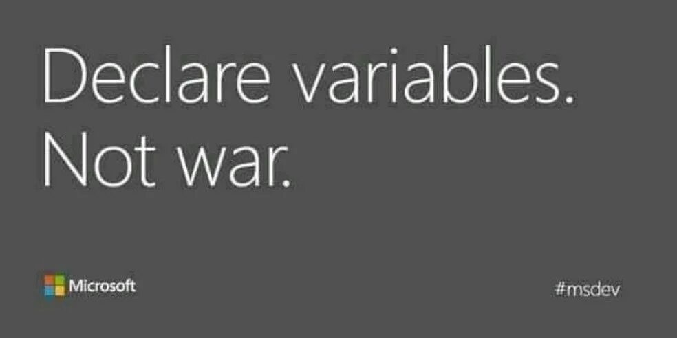 Variable not found