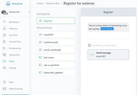 Регистрация ботов