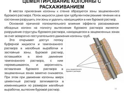 Цементирование колонны