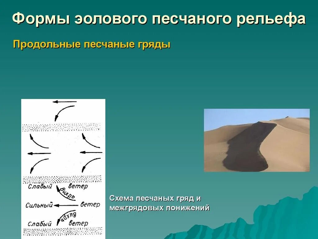 Эоловые формы рельефа. Формы эолового песчаного рельефа. эоловые формы рельефа примеры. схематические формы песчаного рельефа.
