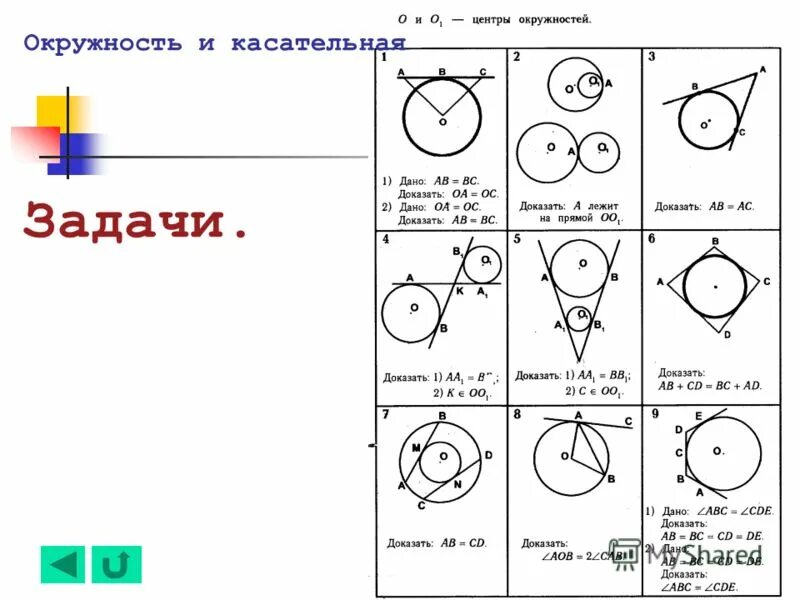 Касательная к окружности задачи на готовых чертежах. Задачи на касательную к окружности. Окружность задания. Задачи на окружность. Касательная к окружности геометрия 7 класс презентация