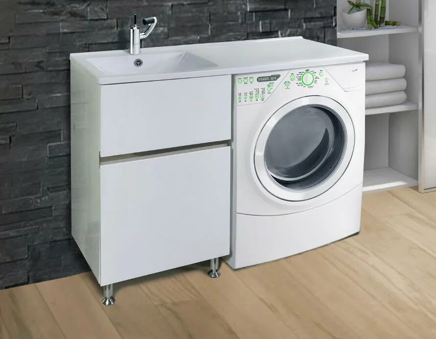 раковина kamilla, 120 (прав. тумба с раковиной raval forte 110. Lotos 110 раковина под стиральную машинку. раковина 110 см под стиральную машину. тумбы под стиральную машину 110.