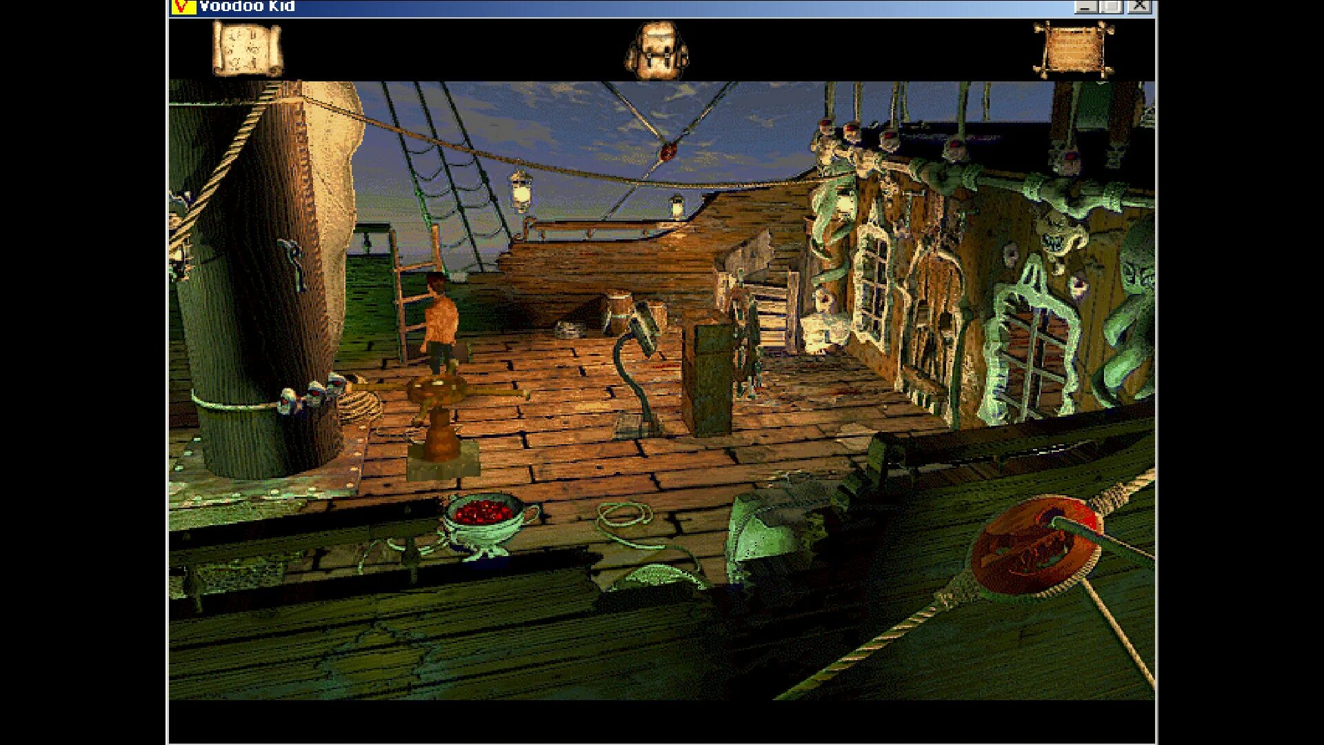 Игра Voodoo корабль. Игра вуду КИД. Voodoo игра 1996. Украли корабль