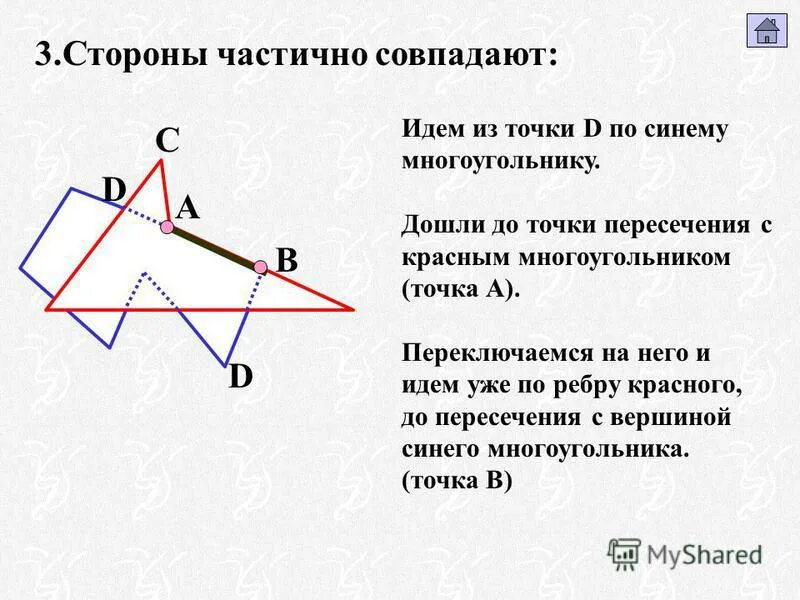 Как расположен выпуклый многоугольник относительно любой прямой