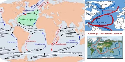 гольфстрим течение на карте мира
