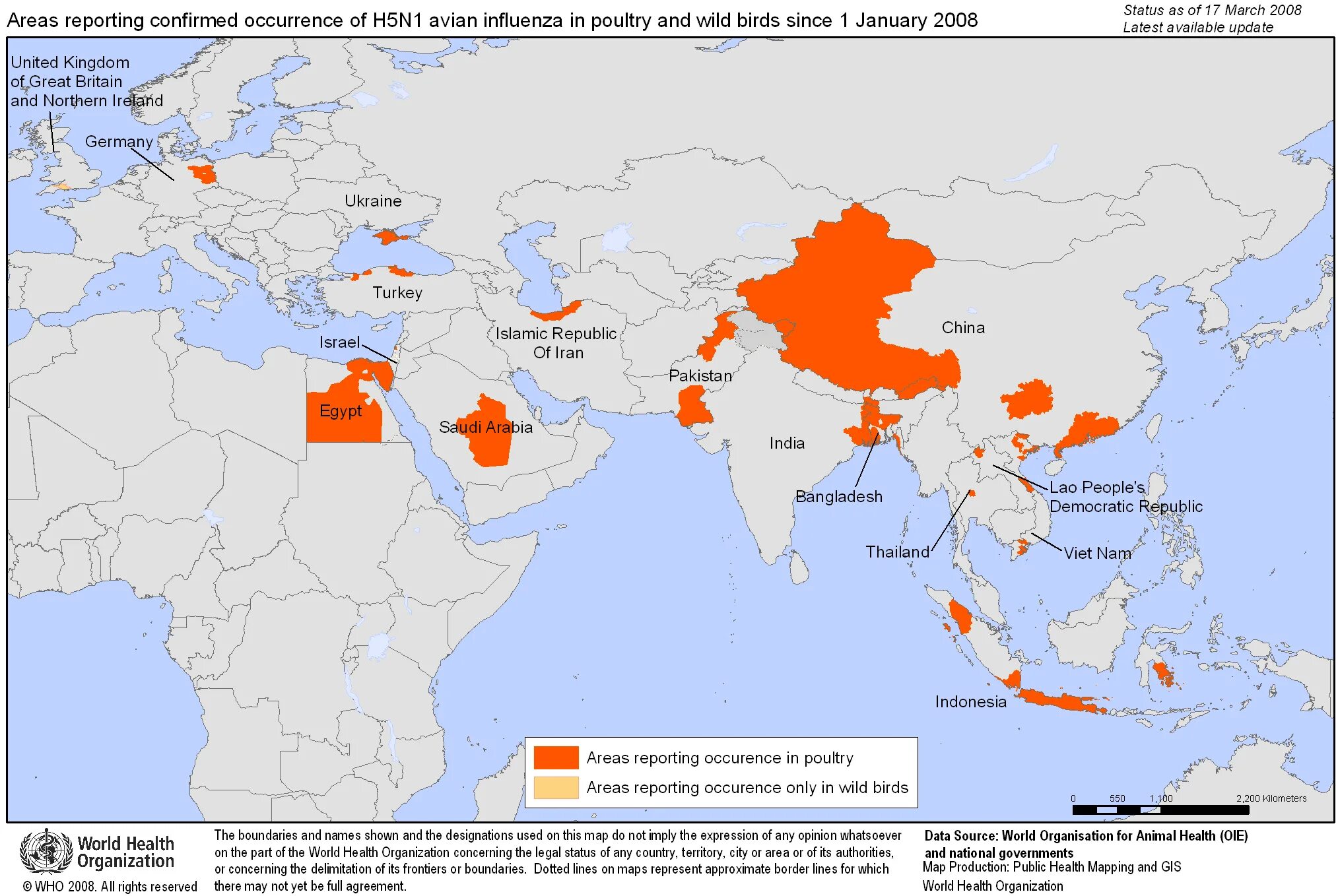 In most areas of the world. Птичий грипп карта. Вспышка птичьего гриппа в 2003 году карта. World Health Map. Карта Хабаровского края распространение птичьего гриппа.