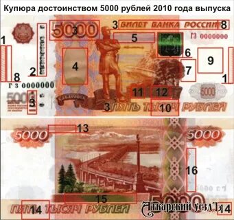 Пятитысячная купюра как пишется