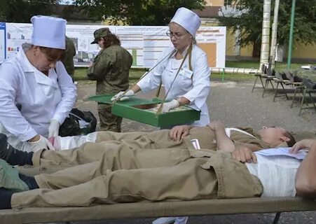 Работа в военном госпитале