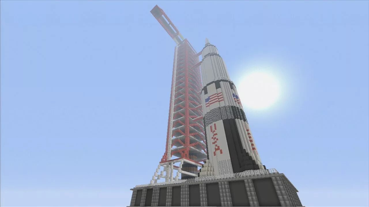 Сатурн в майнкрафте. 12. Saturn minecraft. Сатурн 5 в майнкрафт. Ракета майнкрафт постройка.
