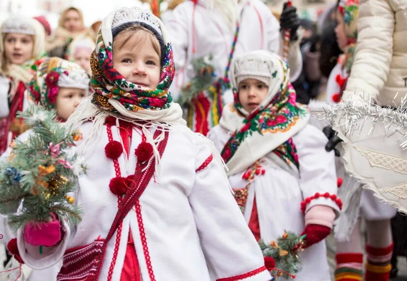 колядование на украине.