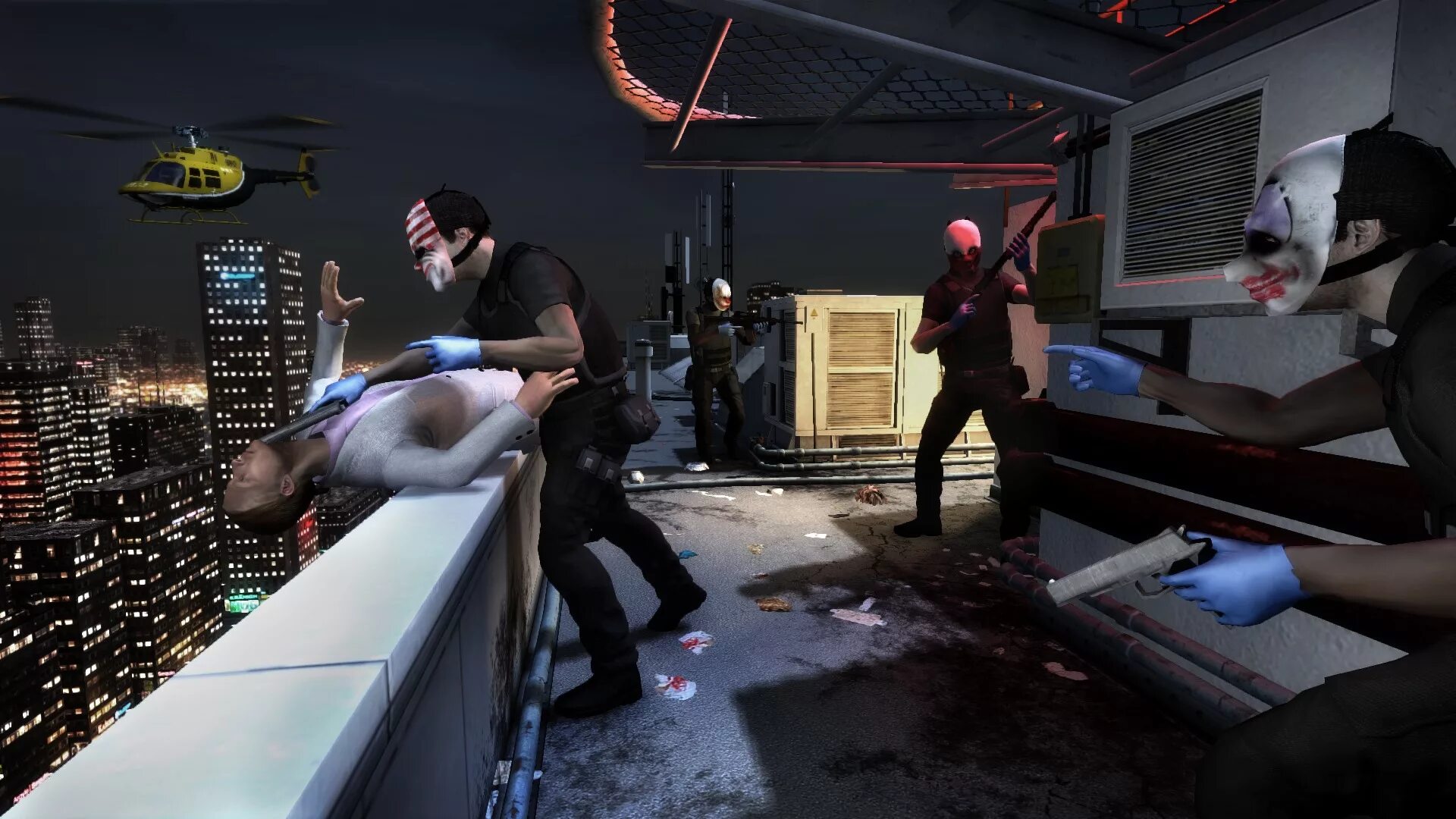 Игра в которой там все люди. Игра payday the heist. payday 2 heist. игра пейдей 1. payday 2011.