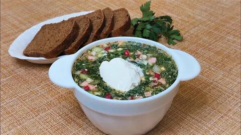 Окрошка с хреном