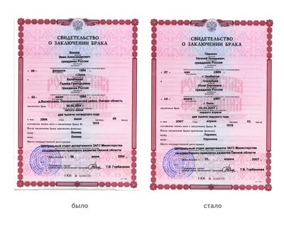 Дата актовой записи свидетельства о заключении брака