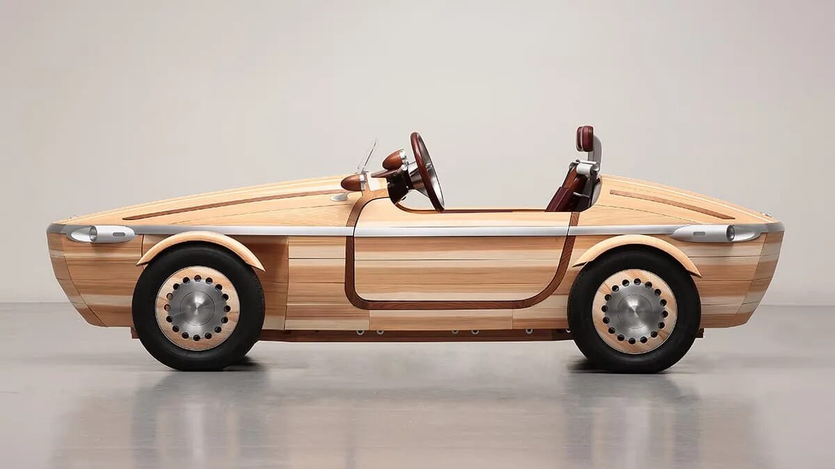 Выставка необычных автомобилей. Авто с деревянным кузовом. Are cars made here. Etv автомобиль. Деревянная машина настоящая.