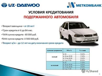 Калькүлятор потребительский кредит