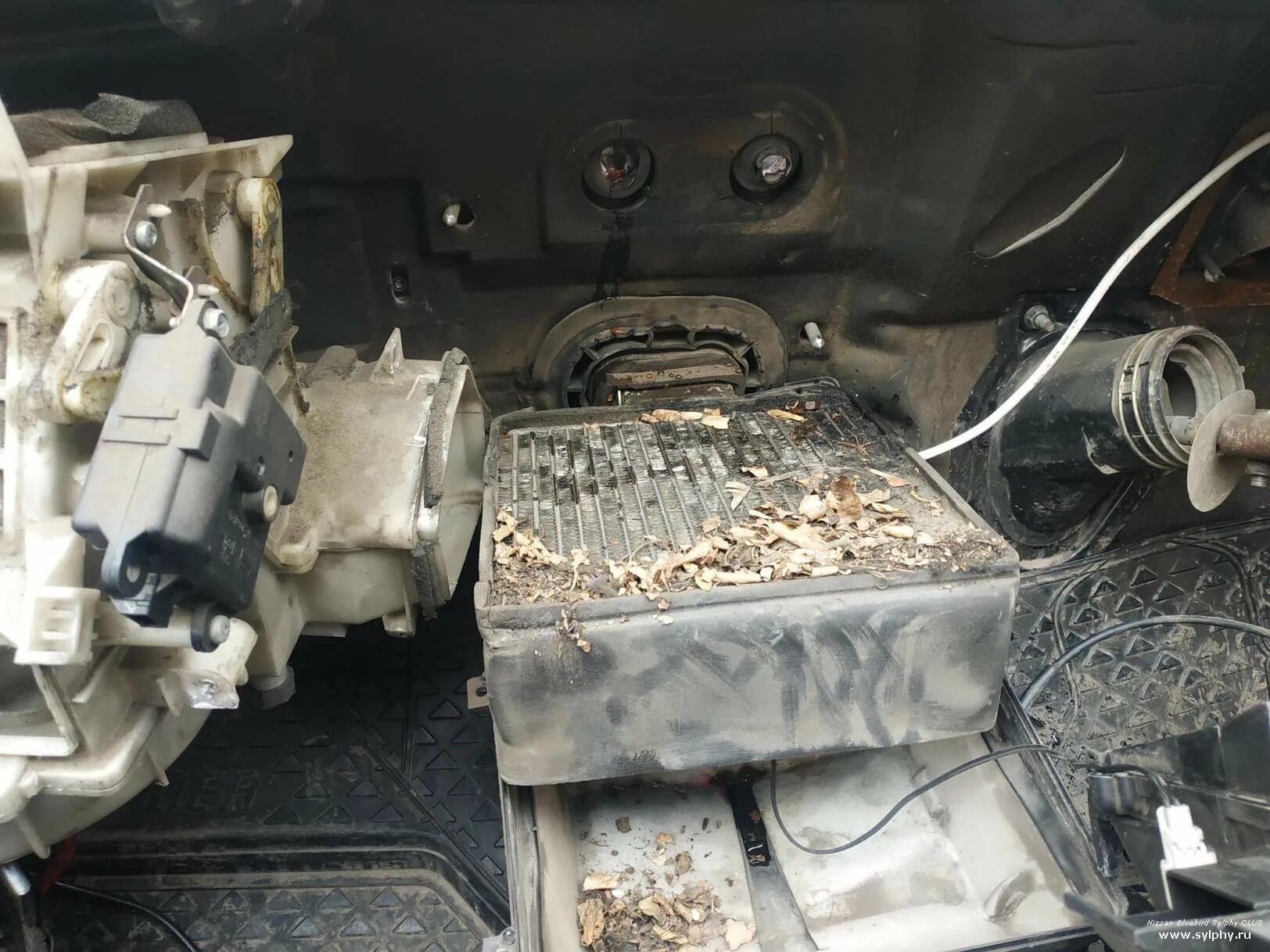 Как снять радиатор печки nissan almera Замена печки ниссан альмера КарЛайн.ру